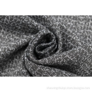 Black And White Dot Jacquard Fabric